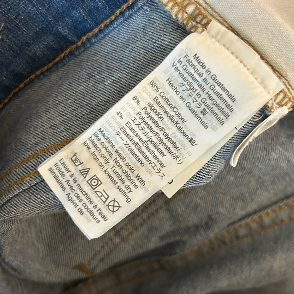 💕 Madewell 9” MID-RISE SKINNY Classic Blue Women's Jeans 25x29 - Picture 7 of 13
